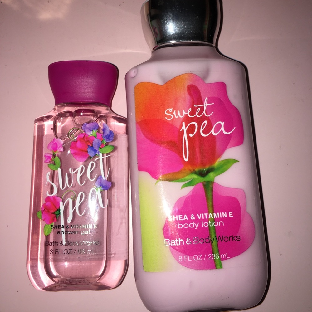 Bath and body works lotion and shower gel